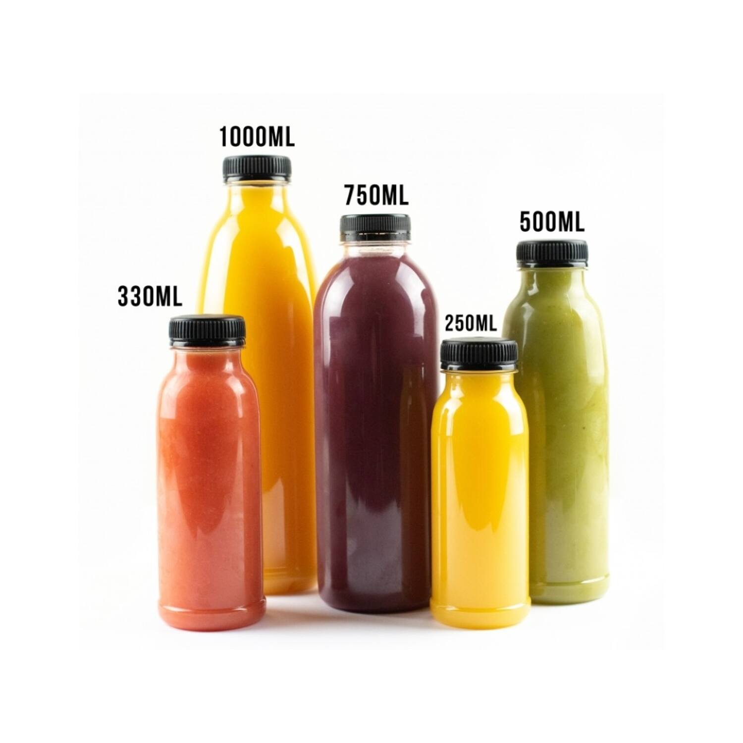 PET FLES 330ml ZWARTE DOP  150st